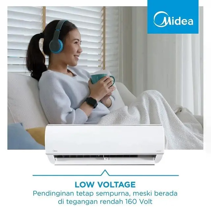 Midea AC Standard Gold Fin Wall Mounted Split MSFC Series 1/2 PK - MSFC-05CRN1
